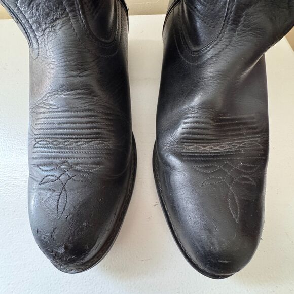 DURANGO FR200 SAFETY TOE BLACK 12” COWBOY WORK BOOTS MEN\'S Size 11 EE main image 4